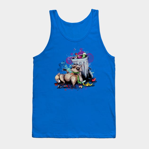 Trash Panda Tank Top by LVBart